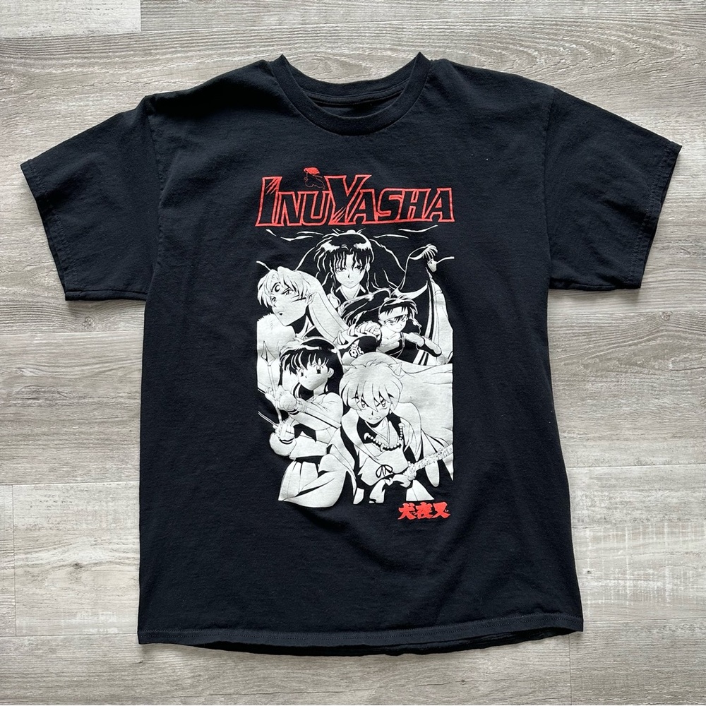 InuYasha Black Graphic T Shirt